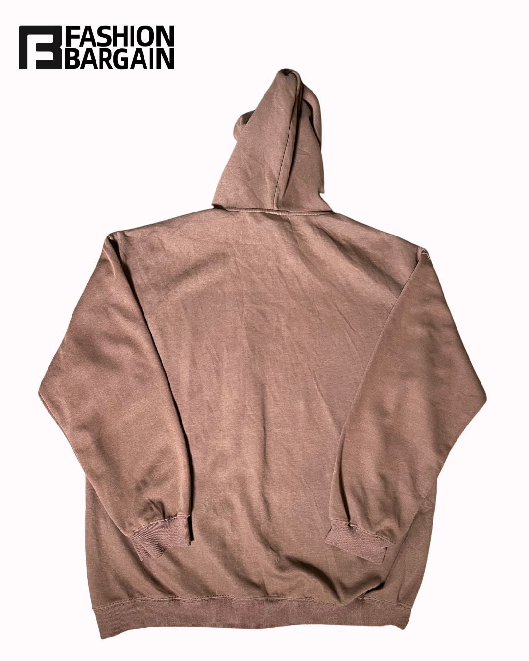 Brown branded hoodie