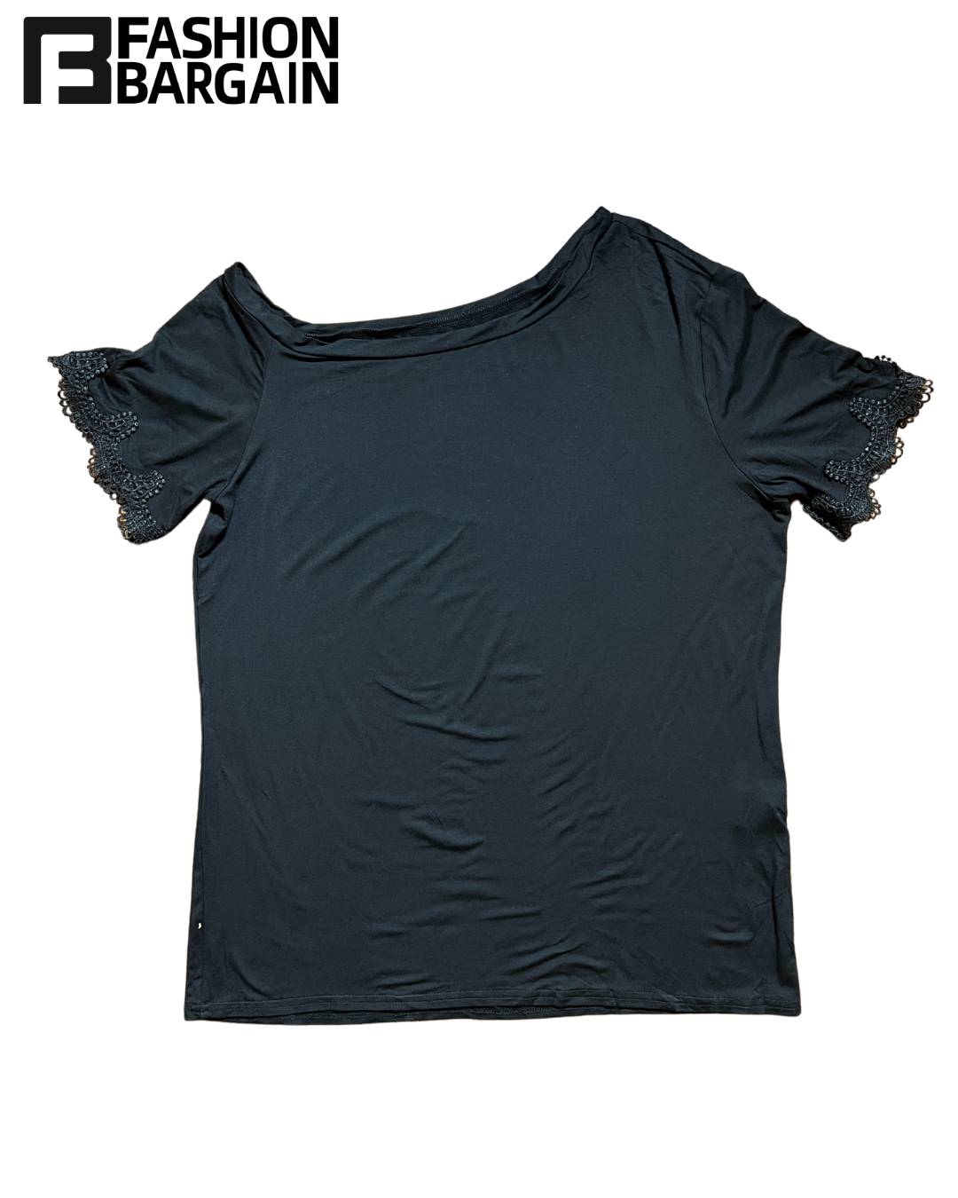 Black off-shoulder blouse