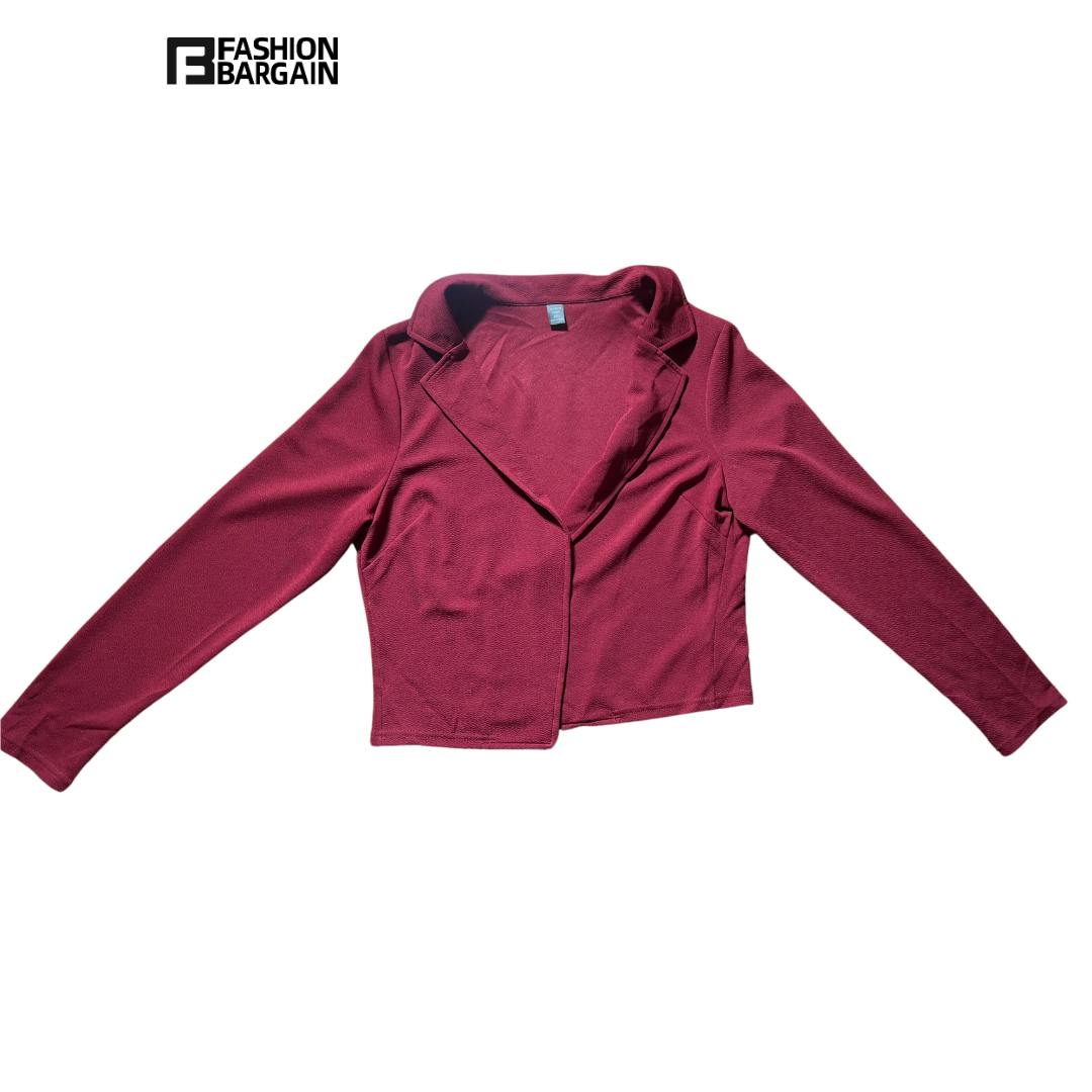 Maroon blazer