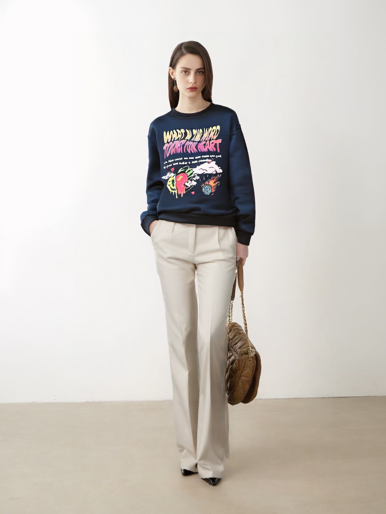Black sweatshirt by Shein