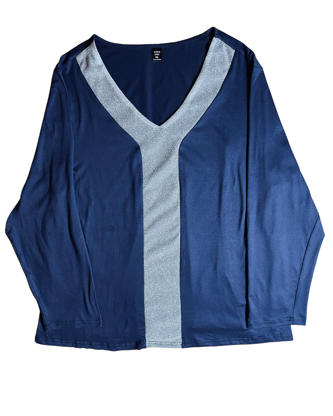 Blue Casual Blouse by Shein