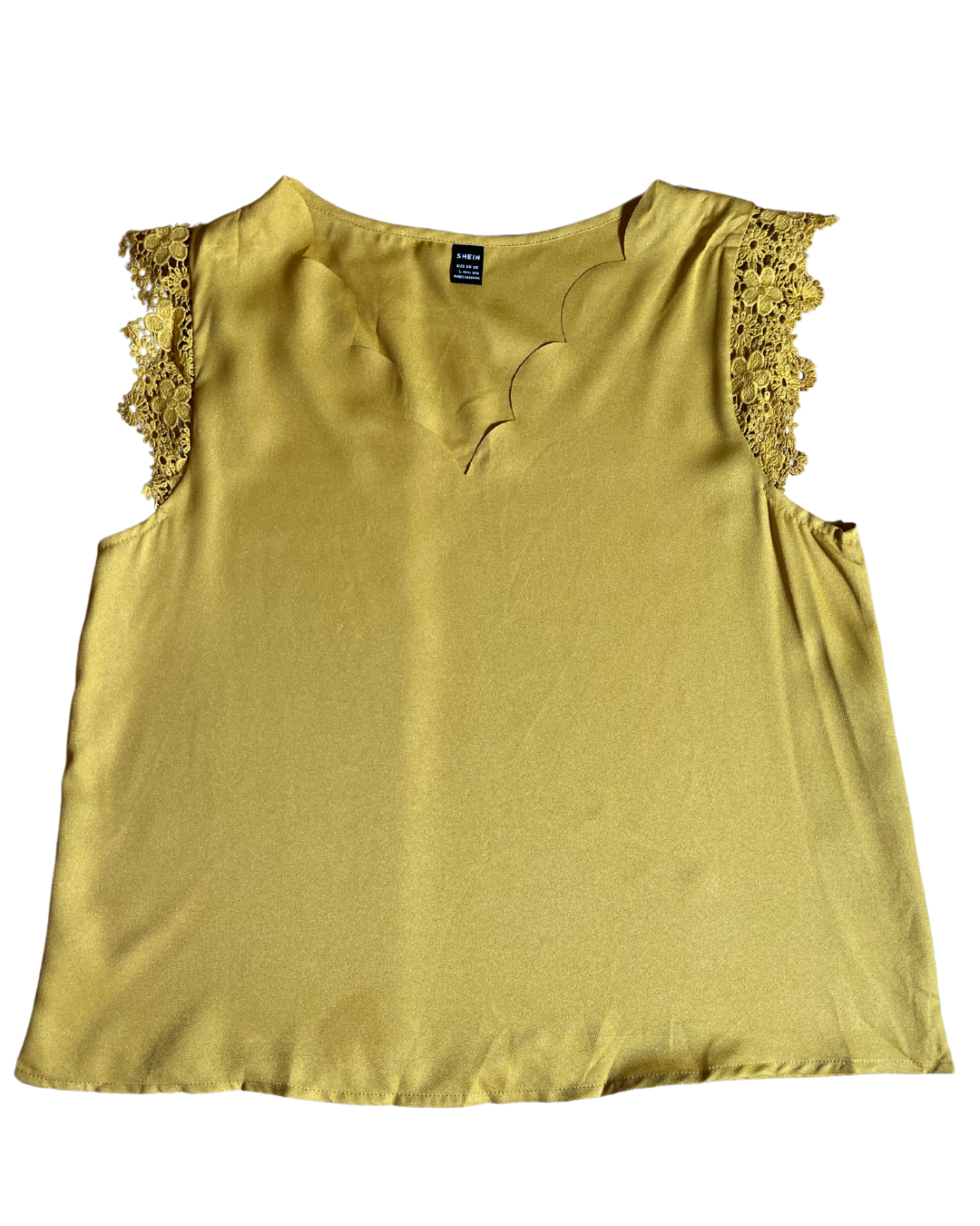Mustard Yellow Blouse by Shein