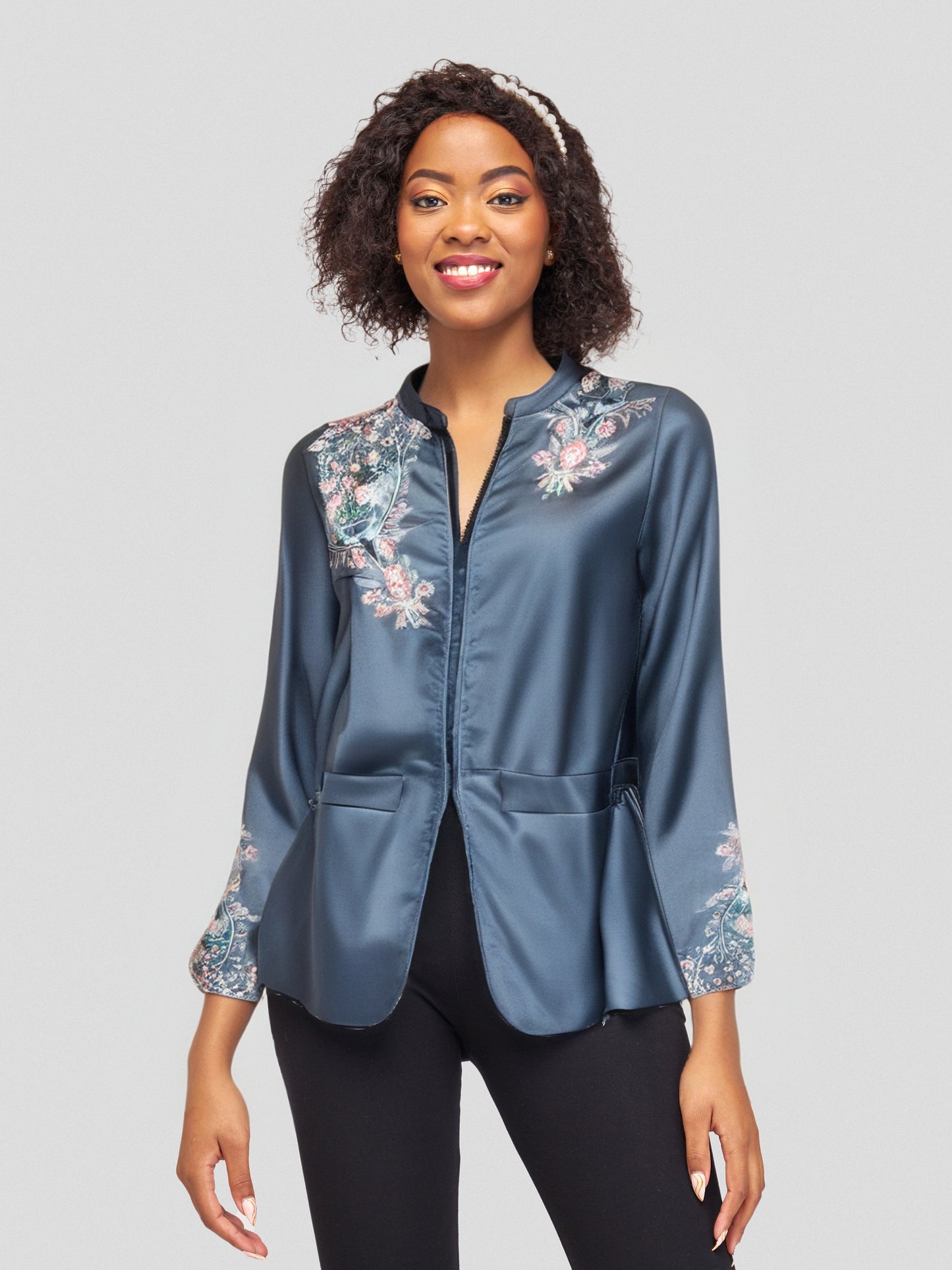 Shein flowery jacket