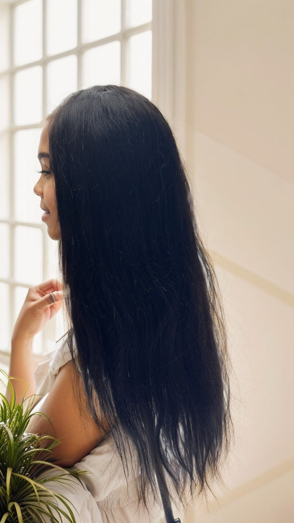 Staight Human Hair Wig 24 inch