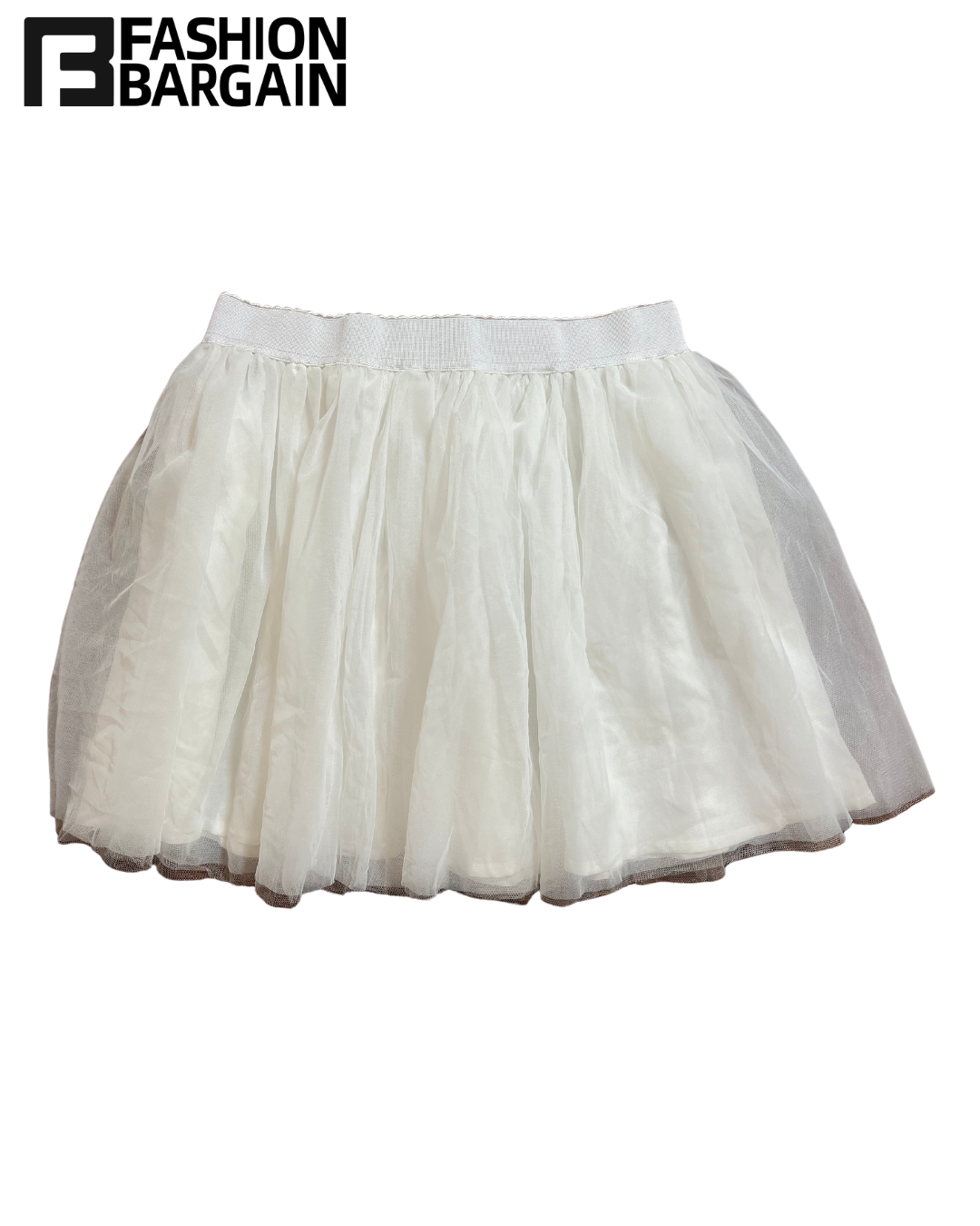 White mini-skirt
