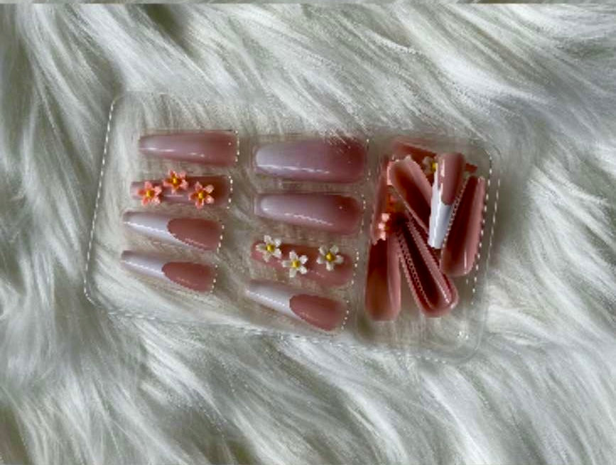 Peach Crème Soft Blend Stick-On Nails
