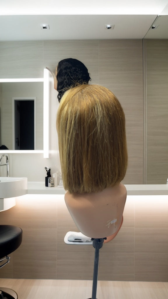 Bob Wig Piano Color Wig |Frontal Lace