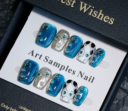 Frosted Galaxy Luxe Stick-On Nails