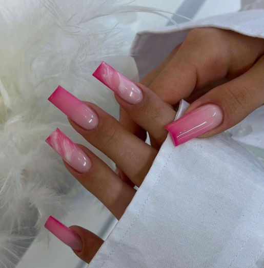 Rose Fade Ombre Stick-On Nails