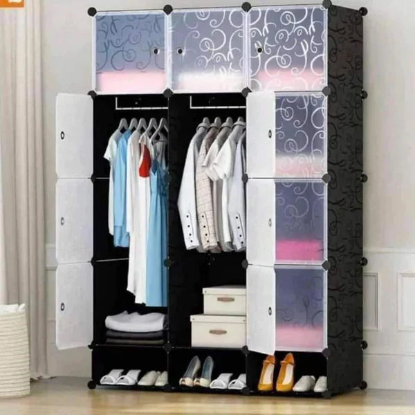 Plastic portable wardrobe